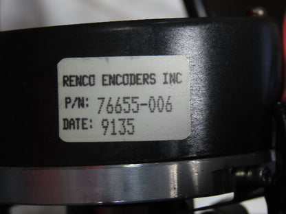 Reliance Electro-Craft E26-3 0728-06-029 DC Servo Brush Motor Encoder 76655-006