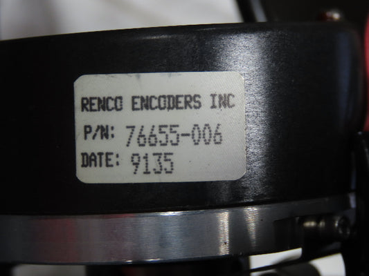 Reliance Electro-Craft E26-3 0728-06-029 DC Servo Brush Motor Encoder 76655-006