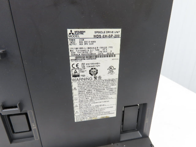 Mitsubishi MDS-EH-SP-200 Spindle Servo Amplifier Drive 37kW 648V In 323V 3PH Out
