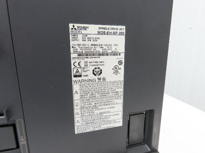 Mitsubishi MDS-EH-SP-200 Spindle Servo Amplifier Drive 37kW 648V In 323V 3PH Out
