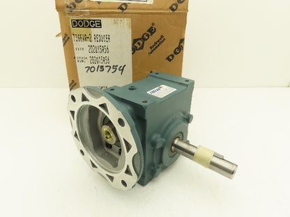 Dodge Tigear 2 202Q15R56 Worm Gearbox 15:1 Reducer 116rpm 1.7Hp RH 56C 790 In-Lb