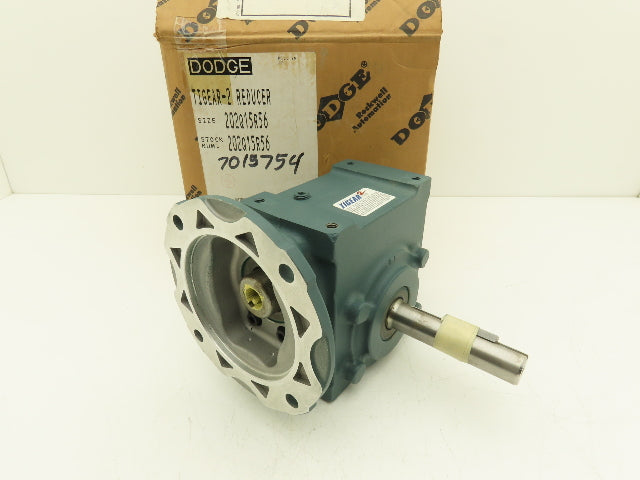 Dodge Tigear 2 202Q15R56 Worm Gearbox 15:1 Reducer 116rpm 1.7Hp RH 56C 790 In-Lb