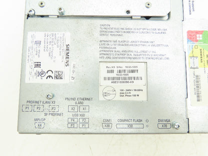 Siemens 6FC5210-0DF52-3AA0 SINUMERIK PCU 50.5 HMI Control Unit Windows 7 ULT