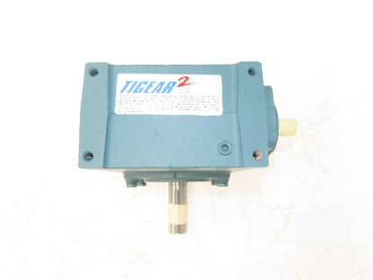 Dodge Tigear 2 26S10L Worm Gearbox 10:1 Reducer 175rpm 4.8Hp LH 1576 In-Lb