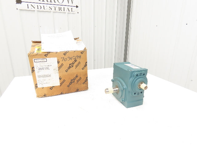 Dodge Tigear 2 26S10L Worm Gearbox 10:1 Reducer 175rpm 4.8Hp LH 1576 In-Lb