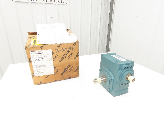 Dodge Tigear 2 26S10L Worm Gearbox 10:1 Reducer 175rpm 4.8Hp LH 1576 In-Lb