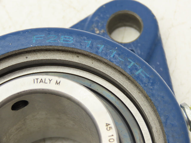 SKF F2B 111-TF Flange Mount Ball Bearing 1-11/16" Bore 2 Bolt Screw Locking