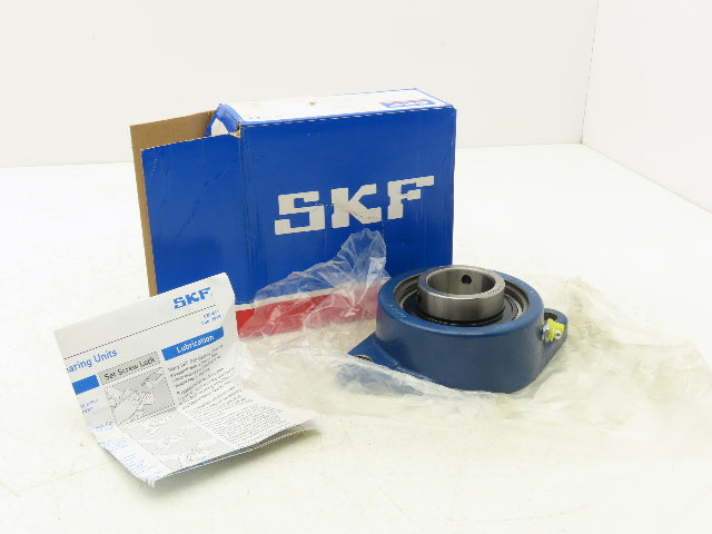 SKF F2B 111-TF Flange Mount Ball Bearing 1-11/16" Bore 2 Bolt Screw Locking