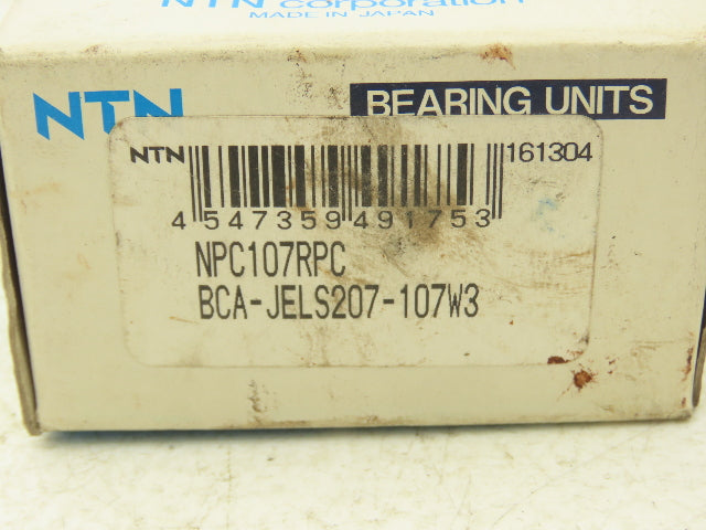 NTN NPC107RPC Ball Bearing Insert 1-7/16" Bore x 2.8346" OD x 1.531" W Lot of 2