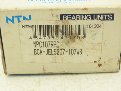 NTN NPC107RPC Ball Bearing Insert 1-7/16" Bore x 2.8346" OD x 1.531" W Lot of 2