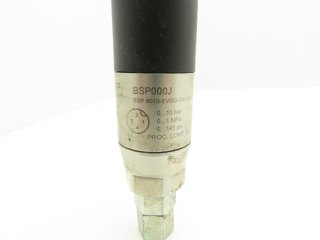 Balluff BSP B010-EV002-D00A0B-S4 BSP000J Digital Pressure Sensor 10 Bar 18-36VDC