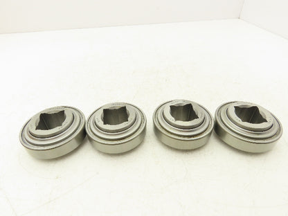 Honeywell W208PPX SST Square Bore Ball Bearing 1-3/16" Bore x 80mm OD Lot of 4