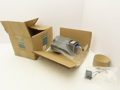 Bodine 48X5BFCI-F2 Gearmotor 15:1 Ratio 1/4Hp 115V 1PH 115 RPM Output
