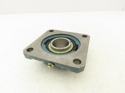 Dodge F4BDL107 Ball Bearing Flange Mount 1-7/16" Bore Clamp Collar Lock 4 Bolt