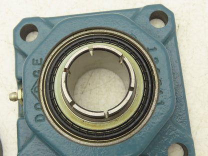 Dodge F4BDL107 Ball Bearing Flange Mount 1-7/16" Bore Clamp Collar Lock 4 Bolt