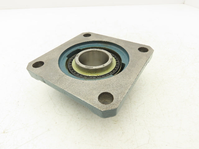 Dodge F4BDL107 Ball Bearing Flange Mount 1-7/16" Bore Clamp Collar Lock 4 Bolt