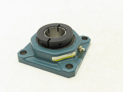 Dodge F4BDL107 Ball Bearing Flange Mount 1-7/16" Bore Clamp Collar Lock 4 Bolt