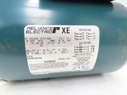 Reliance P56X1531H XE Motor 1Hp 1725 RPM 230/460V 3Ph 56C