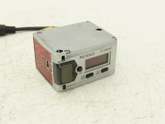 Keyence LR-TB5000C Laser Sensor 5 Meter 20-30VDC 6" Pigtail w/M12 Connector