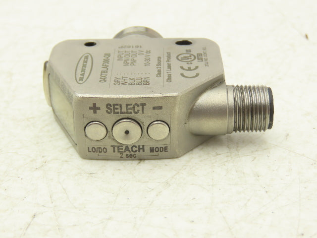 Banner Q4XTBLAF300-Q8 Photoelectric Sensor 300mm 10-30VDC M12 5-Pin Connector