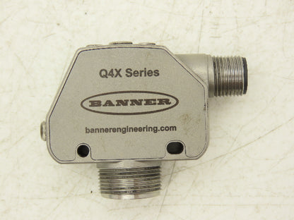 Banner Q4XTBLAF300-Q8 Photoelectric Sensor 300mm 10-30VDC M12 5-Pin Connector
