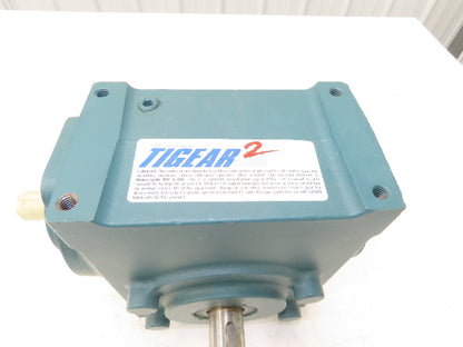 Dodge Tigear 2 26S15R Worm Gearbox 15:1 Reducer 116rpm 3.62Hp RH 1708 In-Lb