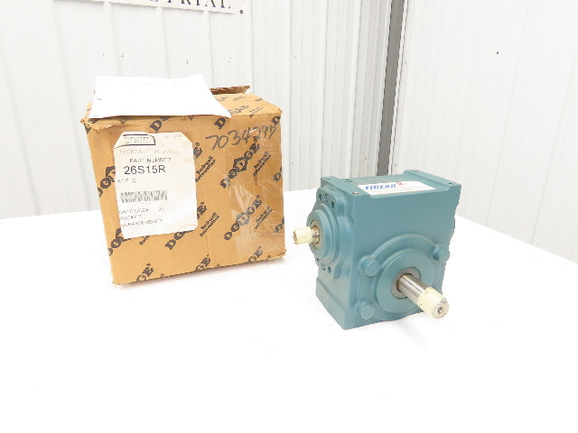 Dodge Tigear 2 26S15R Worm Gearbox 15:1 Reducer 116rpm 3.62Hp RH 1708 In-Lb