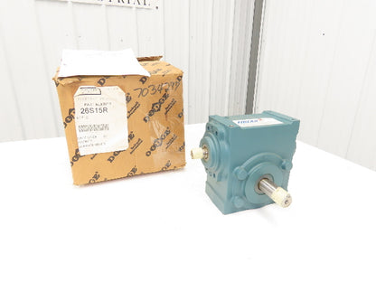 Dodge Tigear 2 26S15R Worm Gearbox 15:1 Reducer 116rpm 3.62Hp RH 1708 In-Lb