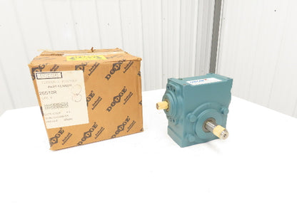 Dodge Tigear 2 26S10R Worm Gearbox 10:1 Reducer 175 RPM 4.8Hp RH 1576 In-Lb
