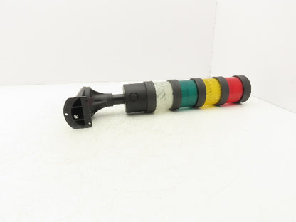 Schneider XVB Stack Light Indicator Bank Red Amber Green White 24V AC/DC 18"H