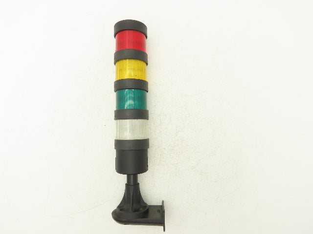 Schneider XVB Stack Light Indicator Bank Red Amber Green White 24V AC/DC 18"H