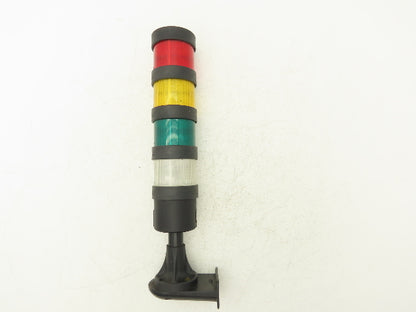 Schneider XVB Stack Light Indicator Bank Red Amber Green White 24V AC/DC 18"H