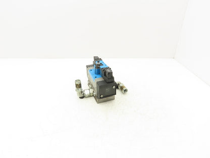 Festo 184511 MEBH-5/3E-D- 3  -ZSR-C Solenoid Valve 5/3 Exhausted G1/2" 24VDC