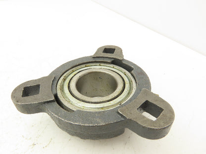 SST FCT206 Flange Mount Ball Bearing 1-3/16" Bore 3 Bolt Mount Lot of 4