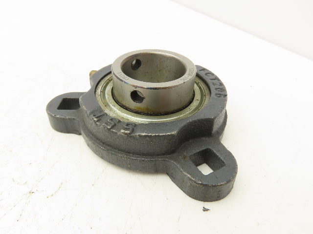SST FCT206 Flange Mount Ball Bearing 1-3/16" Bore 3 Bolt Mount Lot of 4