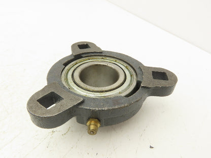 SST FCT206 Flange Mount Ball Bearing 1-3/16" Bore 3 Bolt Mount Lot of 4