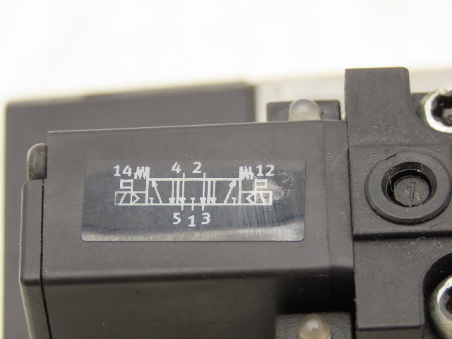 Festo 184511 MEBH-5/3E-D-3-ZSR-C Solenoid Valve 5/3 Exhausted G1/2" 24VDC