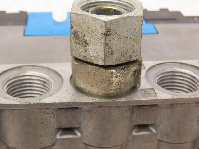 Festo 184511 MEBH-5/3E-D-3-ZSR-C Solenoid Valve 5/3 Exhausted G1/2" 24VDC
