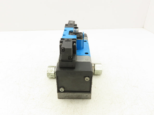 Festo 184511 MEBH-5/3E-D-3-ZSR-C Solenoid Valve 5/3 Exhausted G1/2" 24VDC