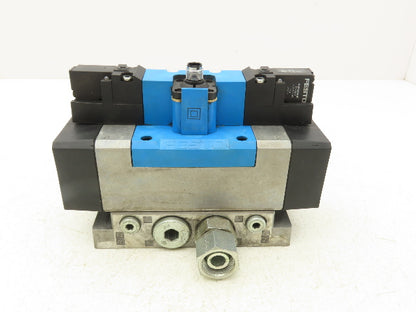 Festo 184511 MEBH-5/3E-D-3-ZSR-C Solenoid Valve 5/3 Exhausted G1/2" 24VDC