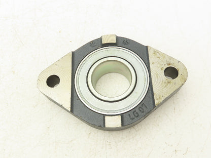 SST GG.LCTE08 Flange Bearing 40mm Bore 2 Bolt Mount Locking Collar Lot of 2