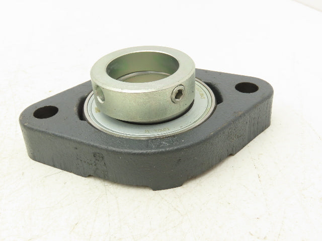 SST GG.LCTE08 Flange Bearing 40mm Bore 2 Bolt Mount Locking Collar Lot of 2