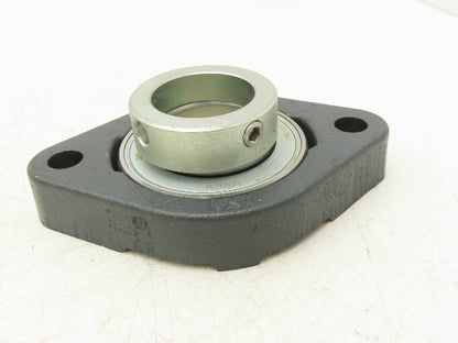 SST GG.LCTE08 Flange Bearing 40mm Bore 2 Bolt Mount Locking Collar Lot of 2