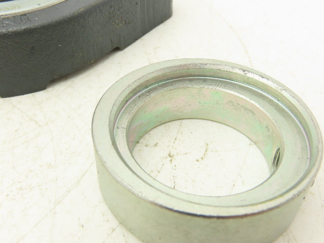 SST GG.LCTE08 Flange Bearing 40mm Bore 2 Bolt Mount Locking Collar Lot of 2