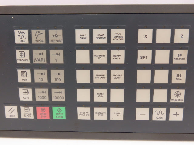 Siemens 6FC5303-0AF22-1AA1 Sinumerik MCP 483 PN Machine Control Panel Keypad