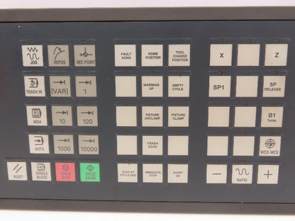 Siemens 6FC5303-0AF22-1AA1 Sinumerik MCP 483 PN Machine Control Panel Keypad
