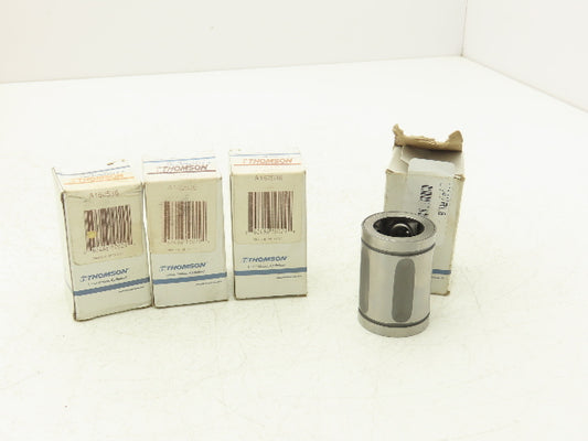 Thomson 4YRL8 Linear Ball Bearing 1" Bore 1-9/16" OD 2-1/4" Length Lot of 4