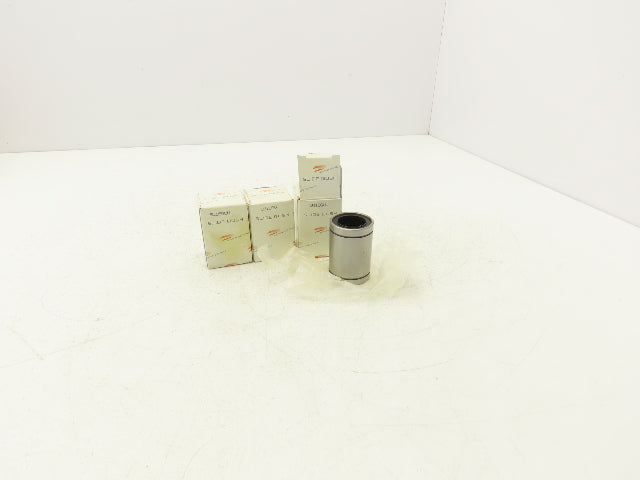 Nippon SW16GUU Linear Ball Bearing 1" ID 1-9/16" OD x 2-1/4" Length Lot of 3