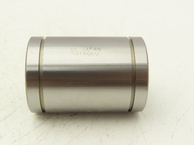 Nippon SW16GUU Linear Ball Bearing 1" ID 1-9/16" OD x 2-1/4" Length Lot of 3