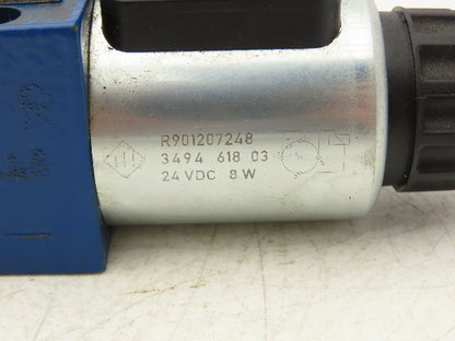 Rexroth 4WE6 D46-62/OFEG24N9K72L Hydraulic Directional Solenoid Valve 24VDC 4/2